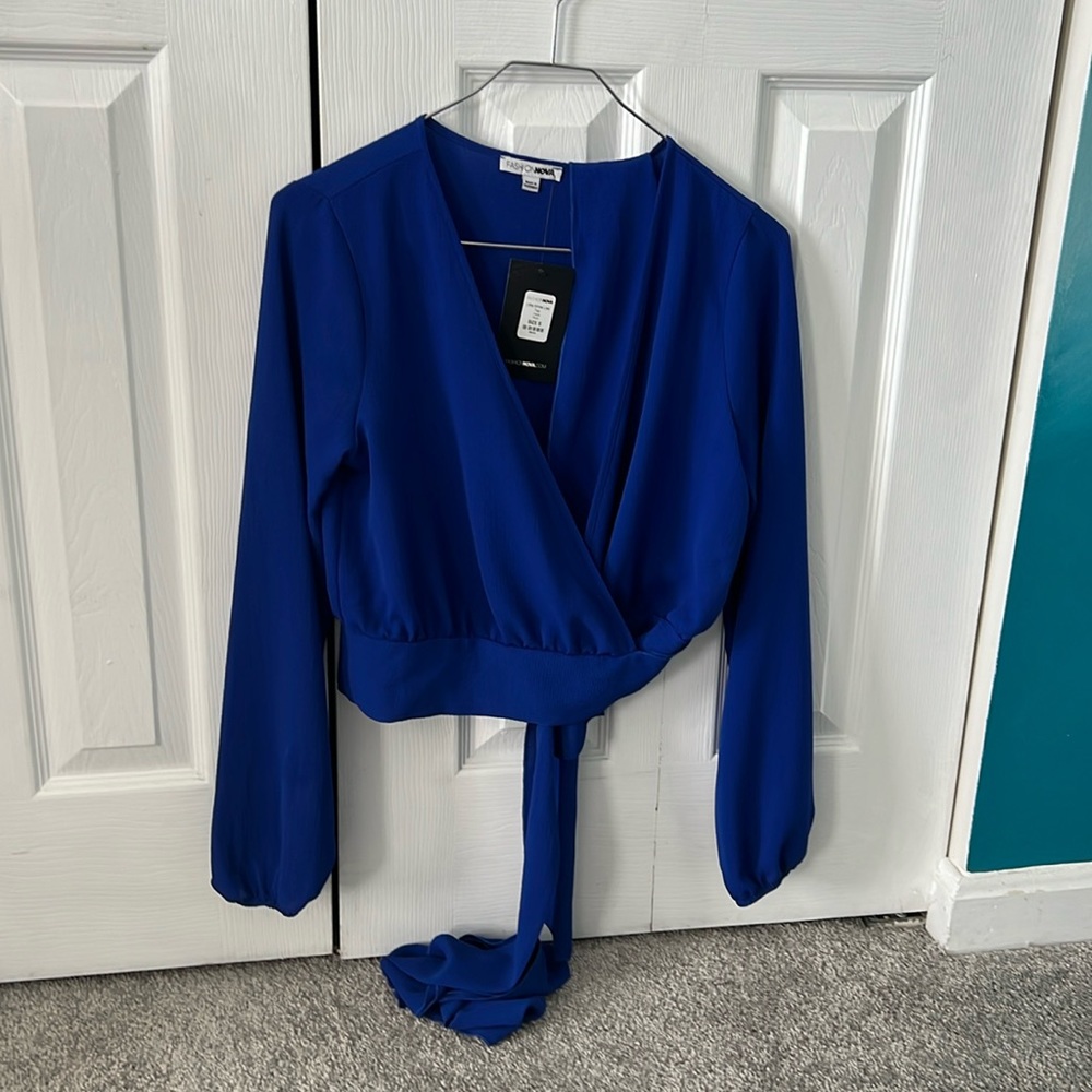 Fashion Nova Wrap Crop Top